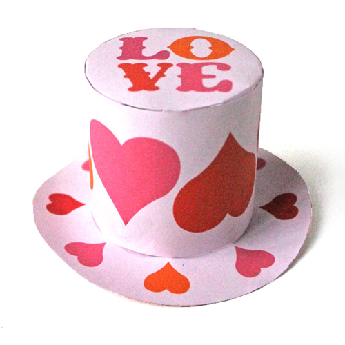 Valentine's Day Hat Printable