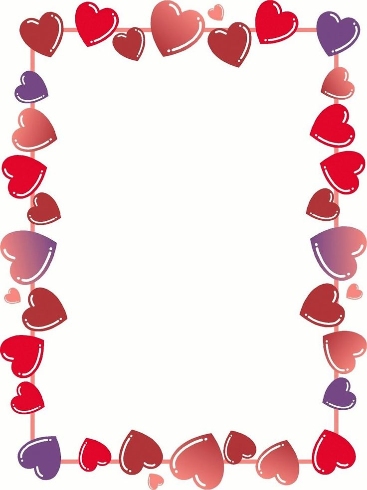 Free Printable Valentine Stationery Borders