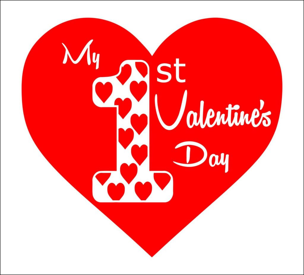 Baby's First Valentine's Day Card Free Printable