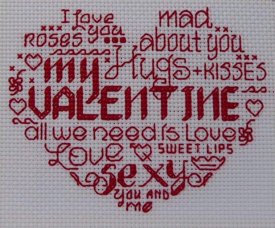Free Printable Valentine Cross Stitch Patterns