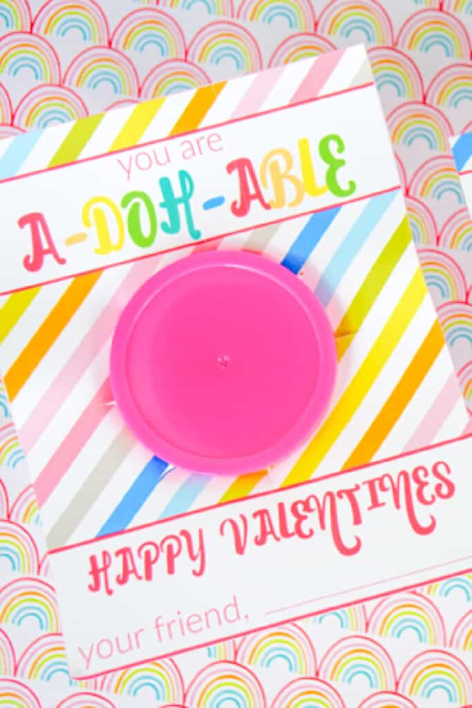 Free Printable Play Doh Valentine