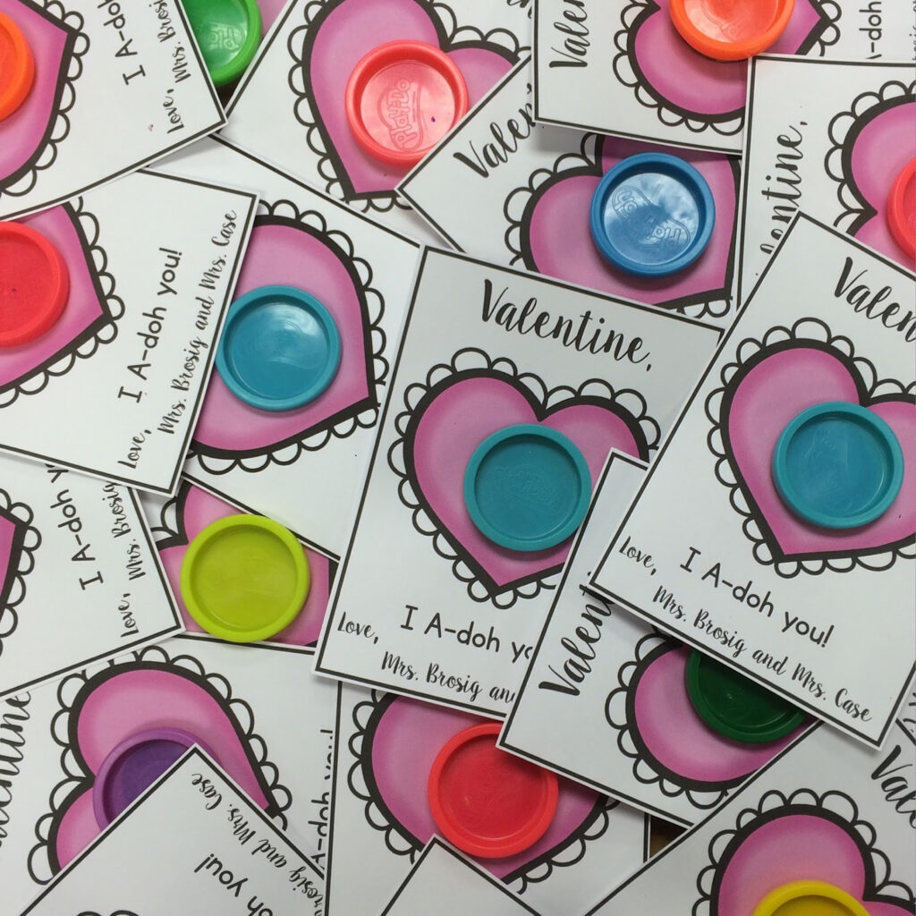Printable Play Doh Valentines Free