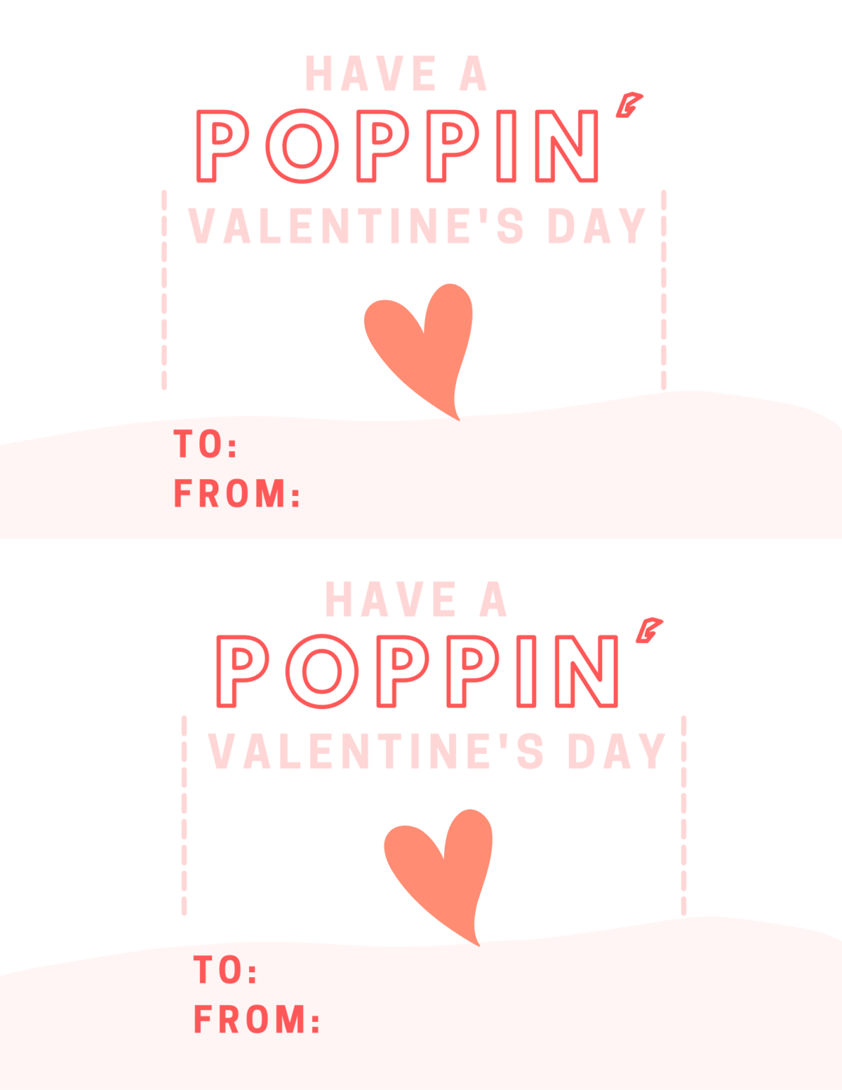 Pop Tube Valentine Printable