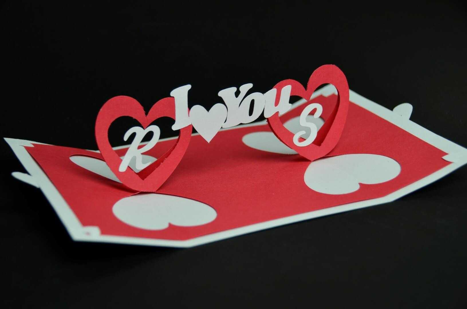 Printable Pop Up Valentine Cards