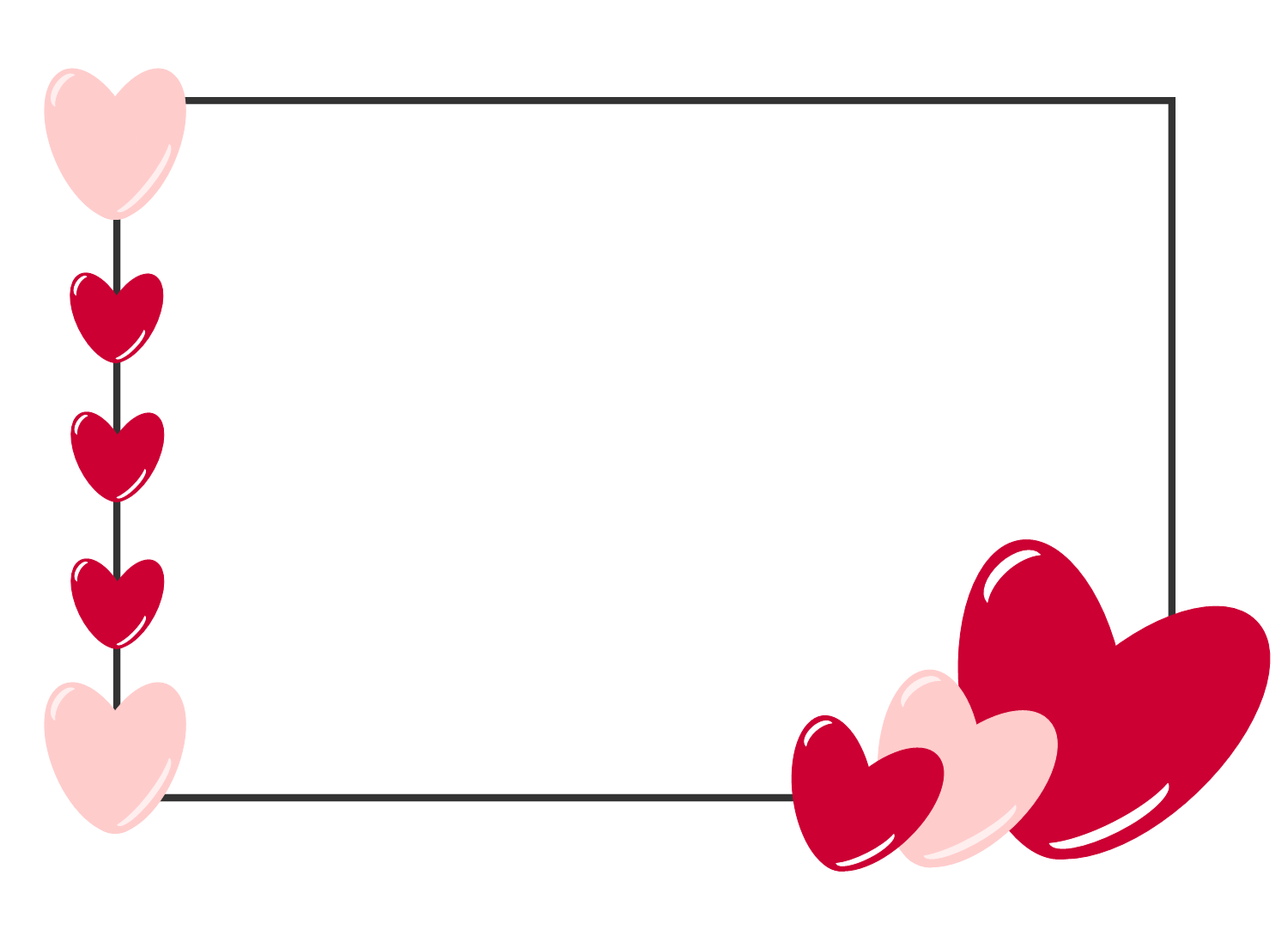 Heart Valentine's Day Cards Printable
