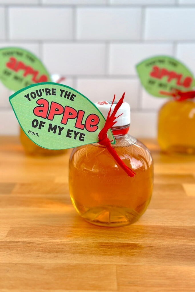 Apple Of My Eye Valentine Printable Baby Puffs