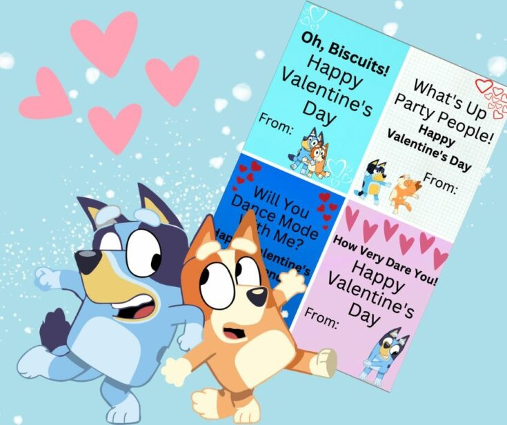 Cartoon Valentine Cards Printable