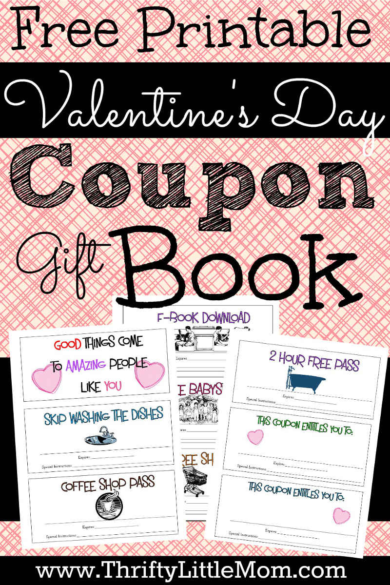 Valentine's Day Coupon Book Printable