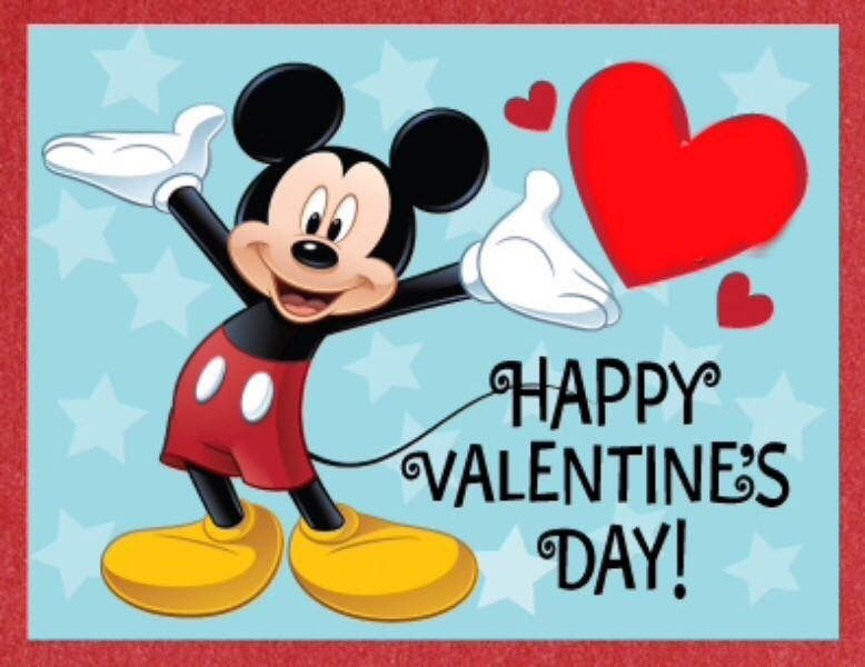 Disney Printable Valentine Cards
