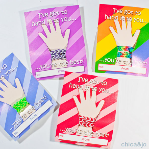 Friendship Bracelet Valentine Printable