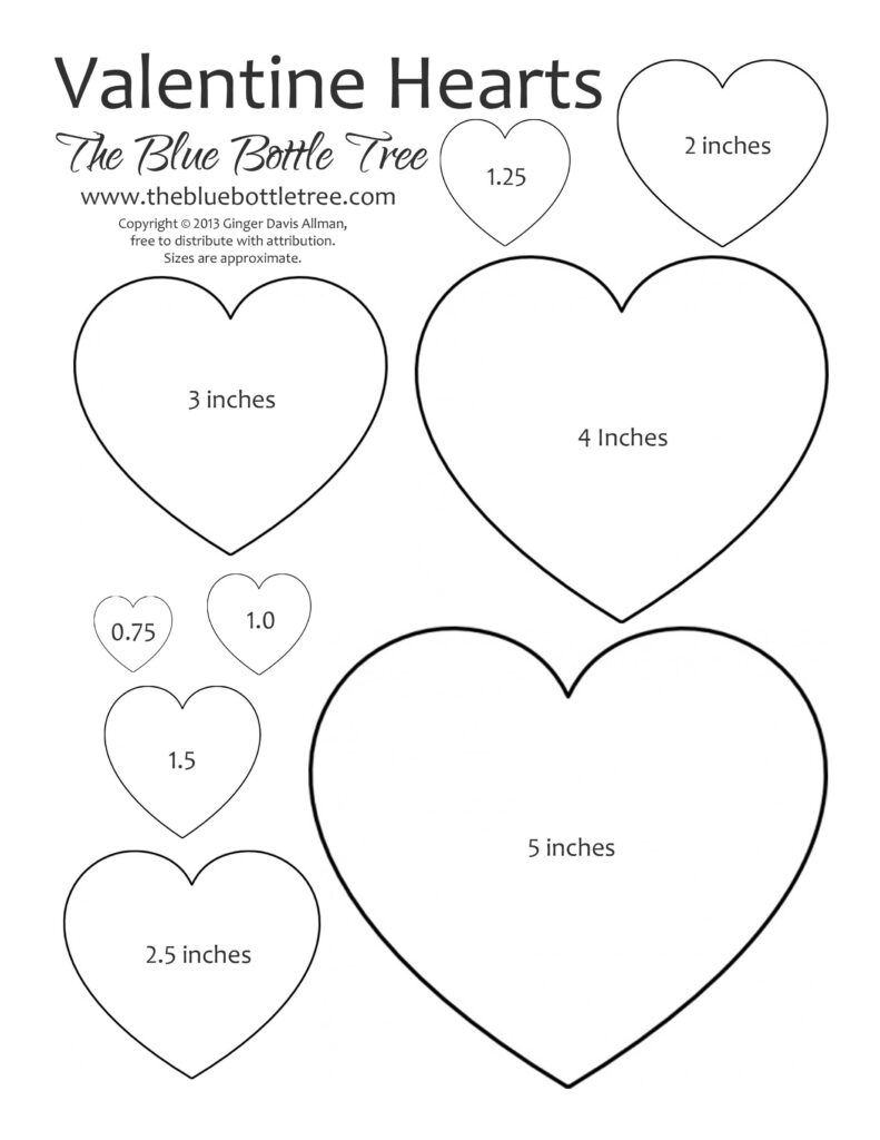 Valentine Templates Printable Free