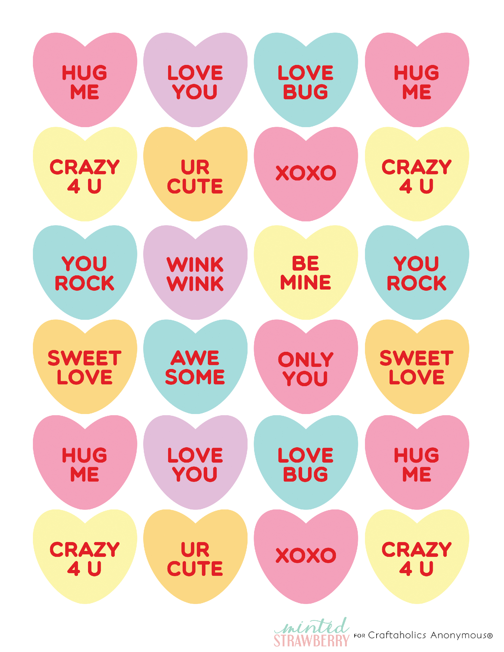 Free Printable Valentine Stickers Printable