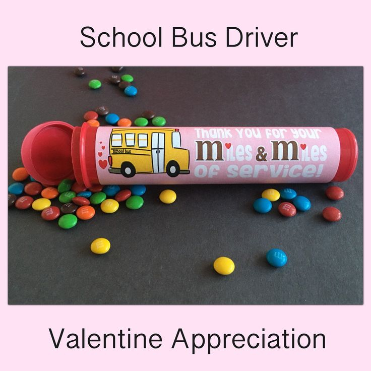 Bus Driver Valentine Free Printable