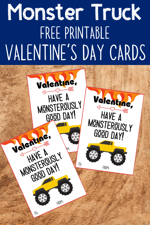 Free Printable Truck Valentines