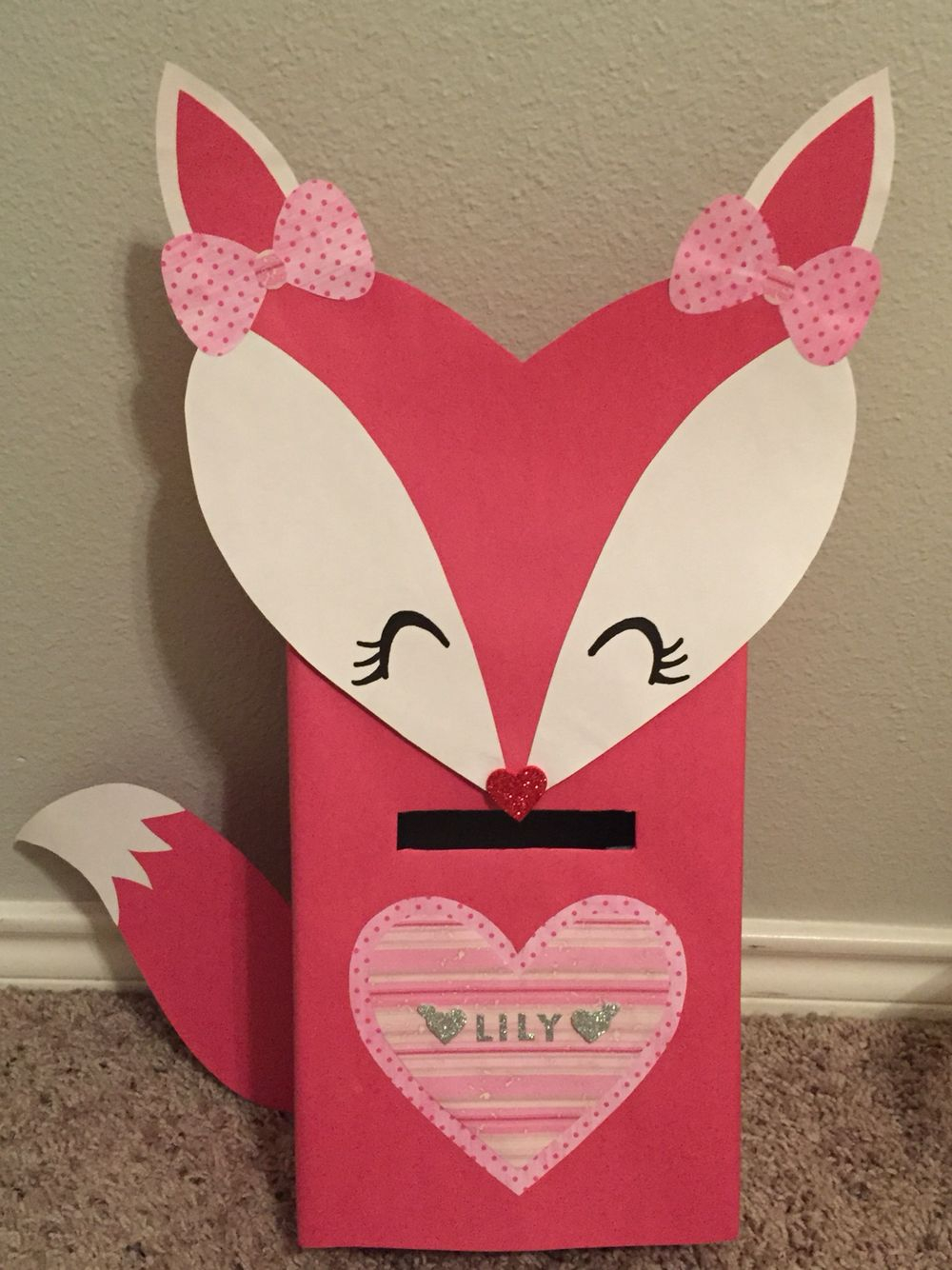 Free Printable Valentine Box Template