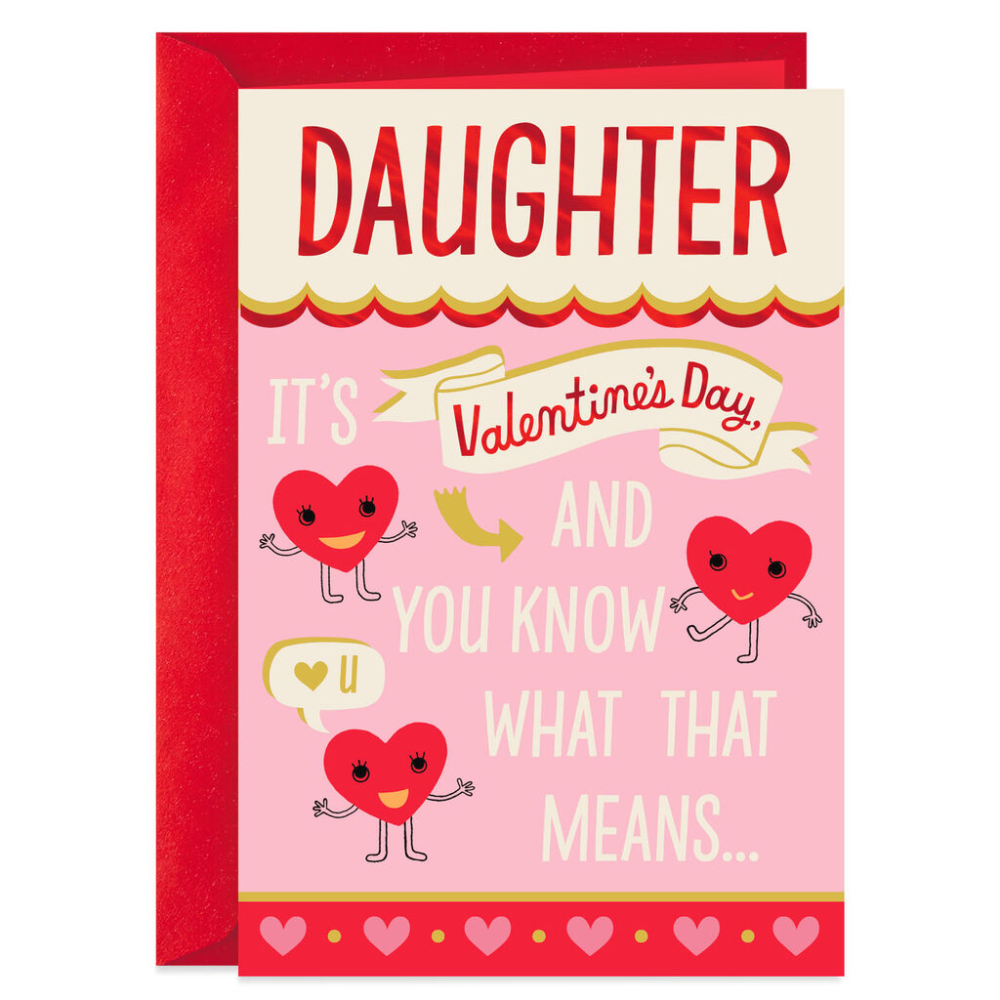 Printable Valentine Card For Daughter