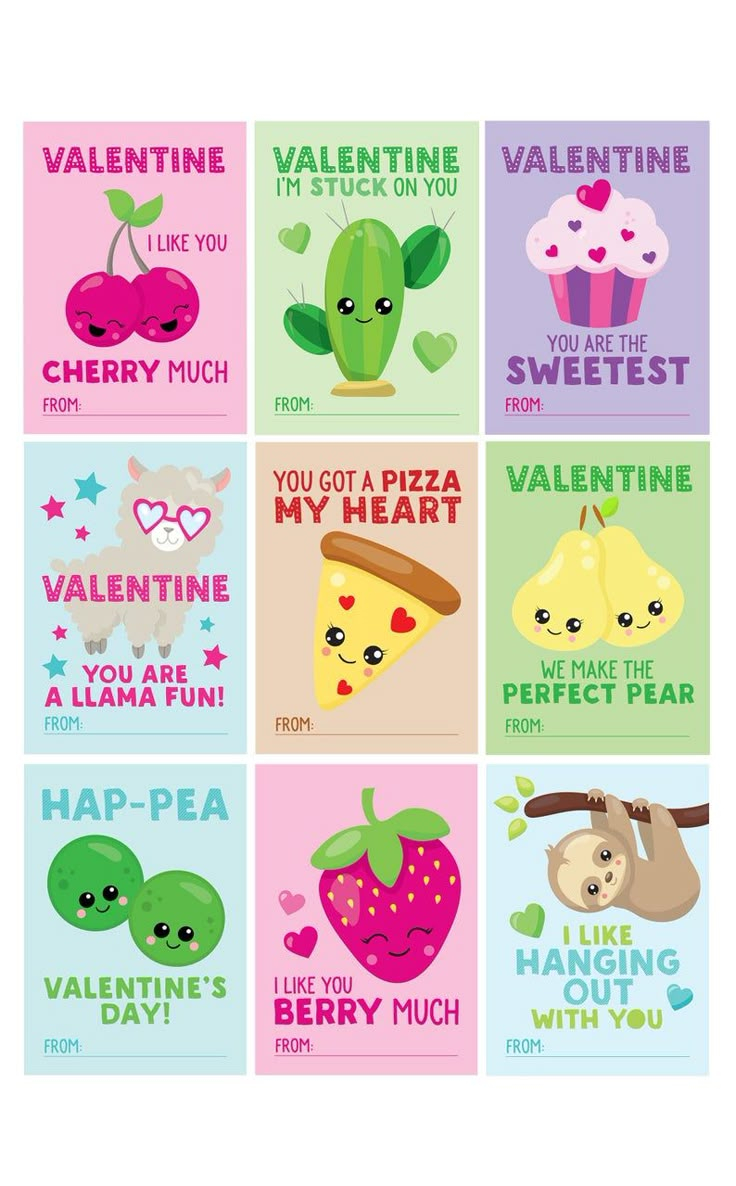 Valentine Cards For Kids Printable