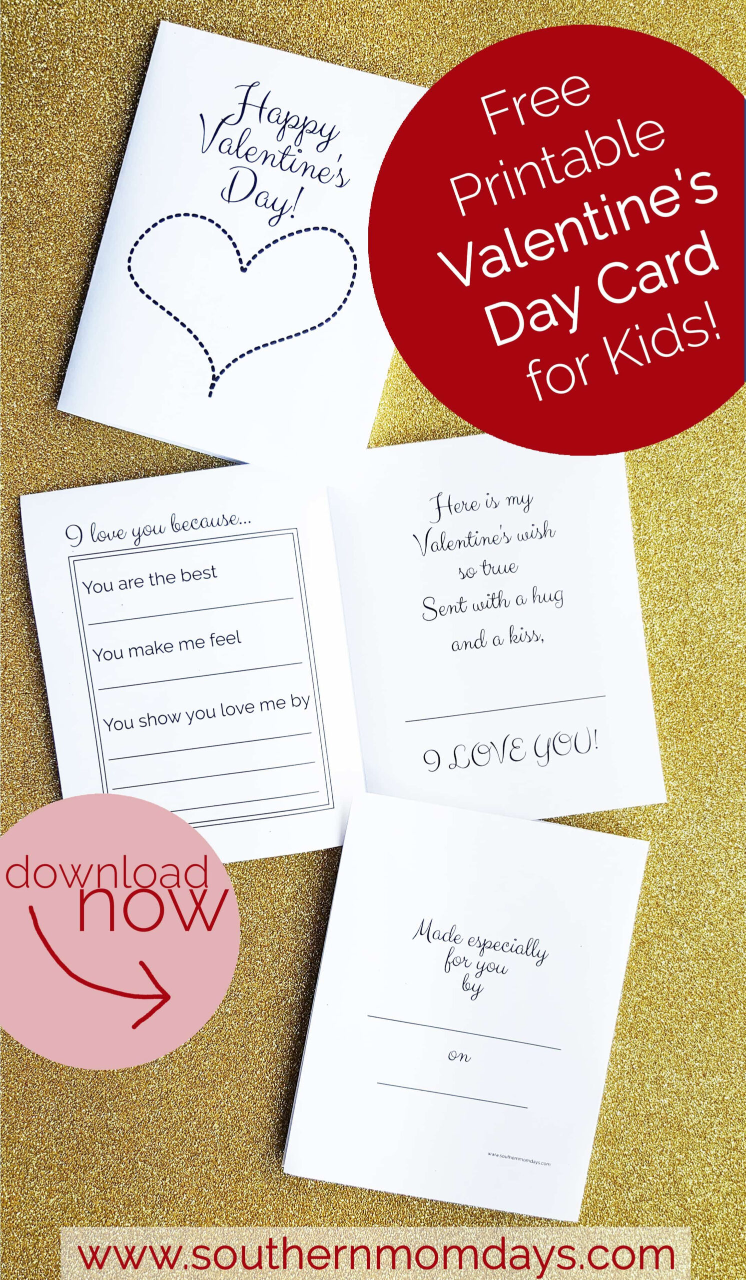 Printable Valentines Cards For Mom