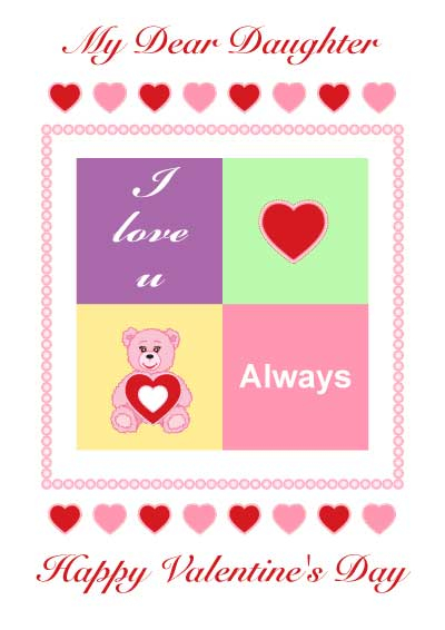 Free Printable Valentine's Day Cards For Daughter