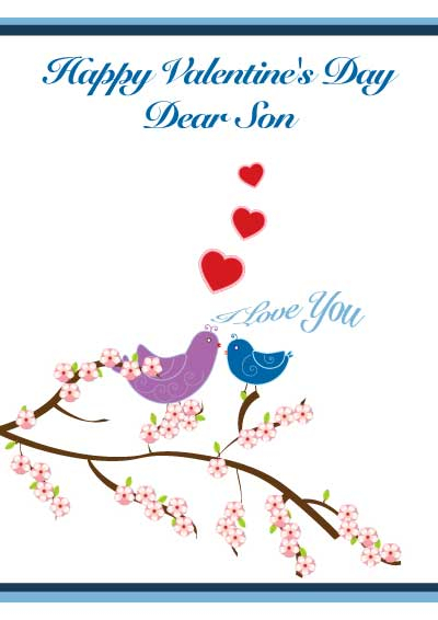 Printable Valentines Cards For Son