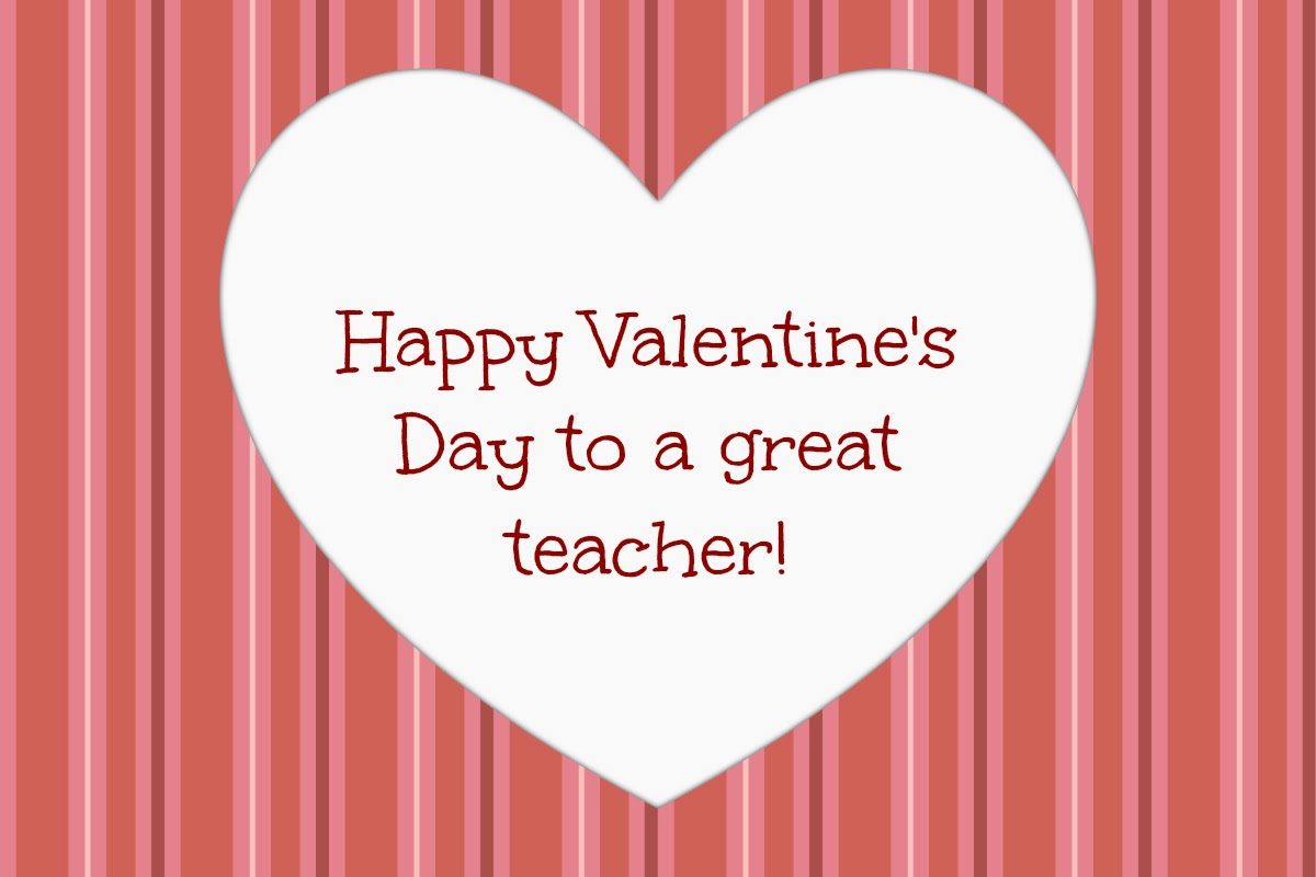 Printable Valentines Cards For Teacher