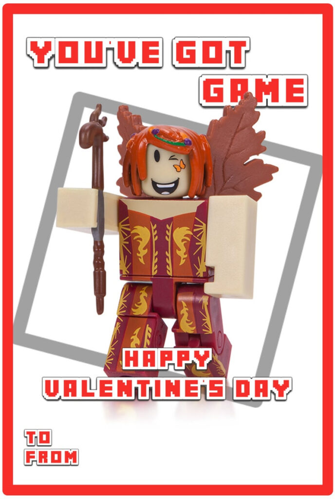 Roblox Valentines Cards Printable