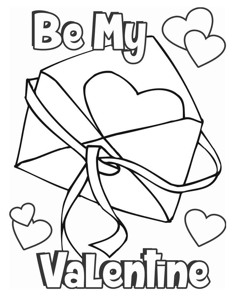 Free Printable Coloring Valentines