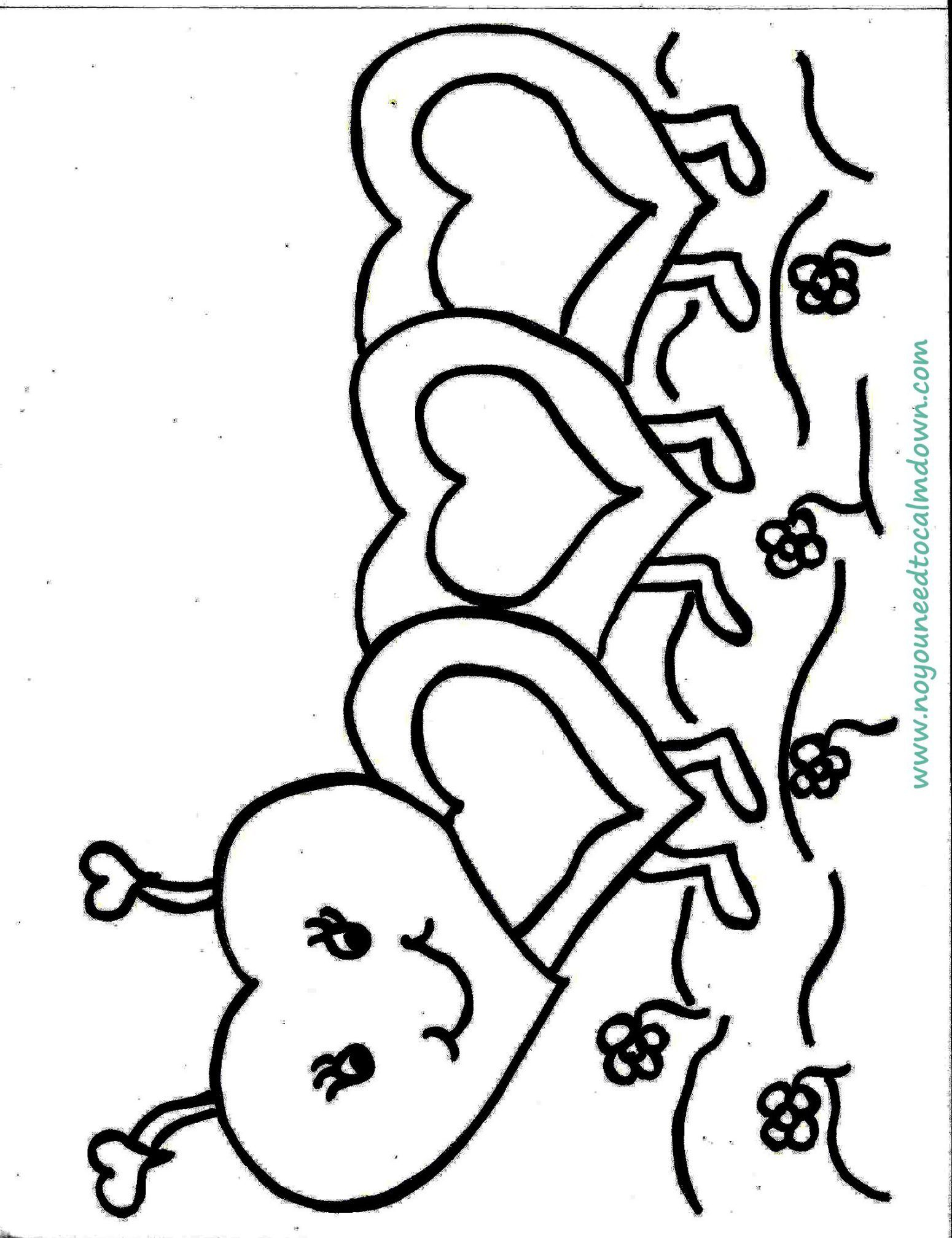 Free Printable Valentines Coloring Sheets