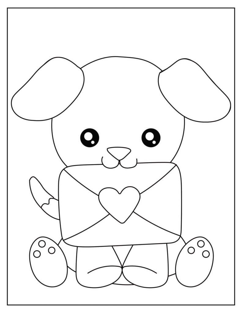 Free Printable Valentines Coloring Pages For Toddlers
