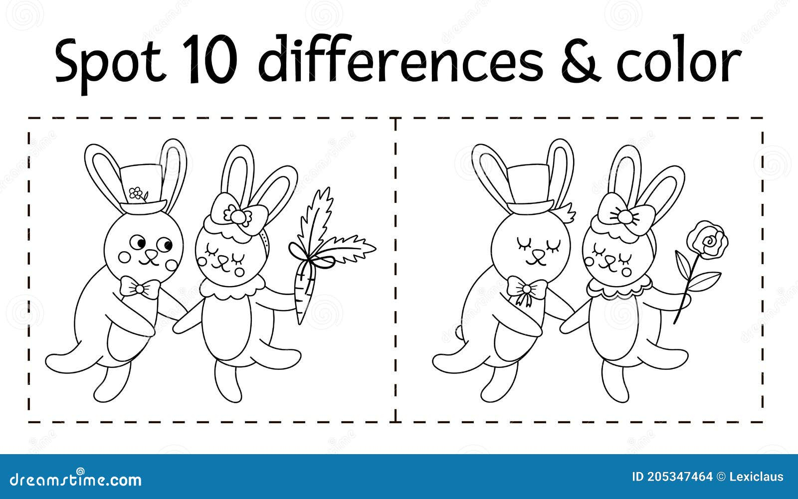 Valentine Spot The Difference Printable