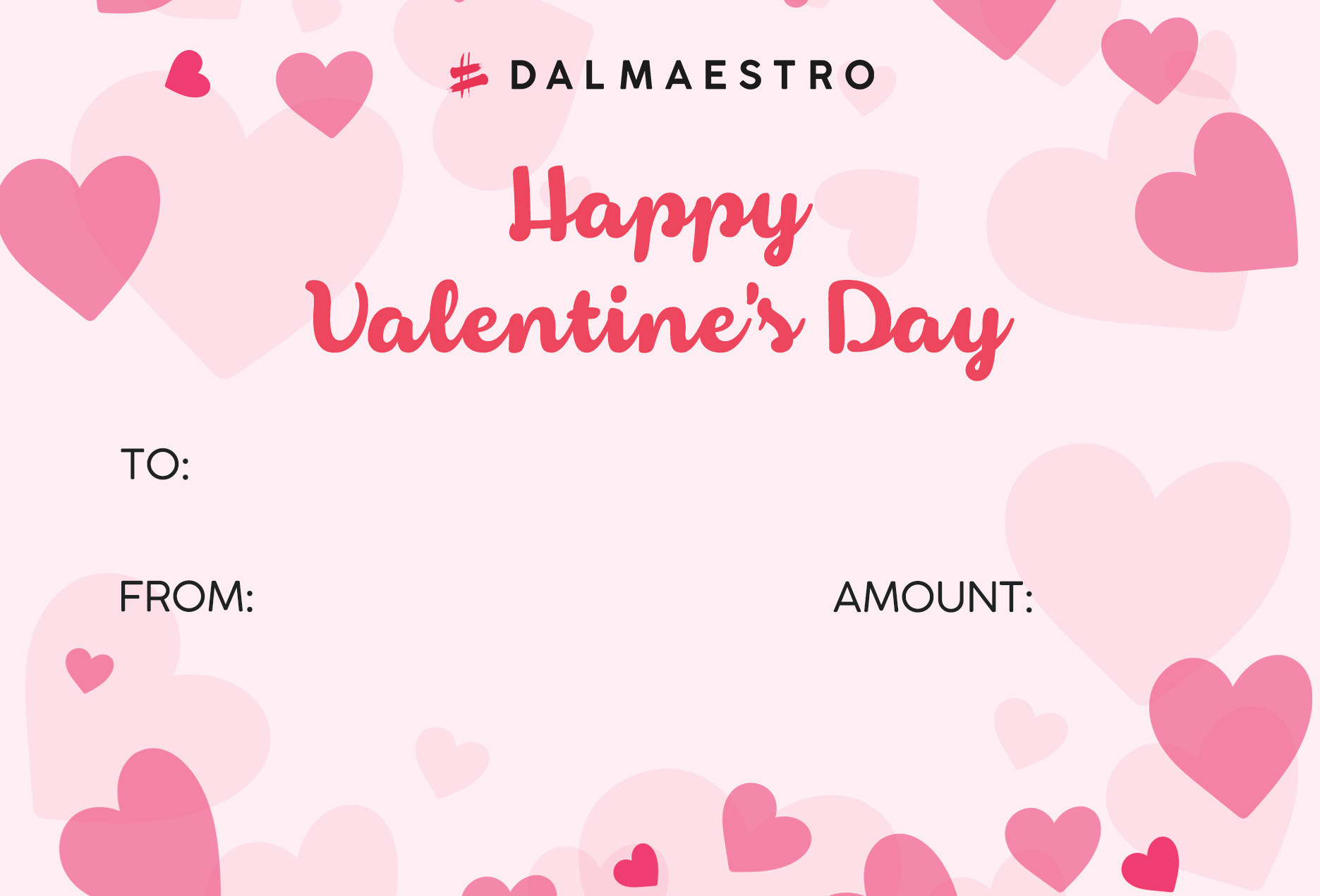 Valentine's Gift Cards Free Printable