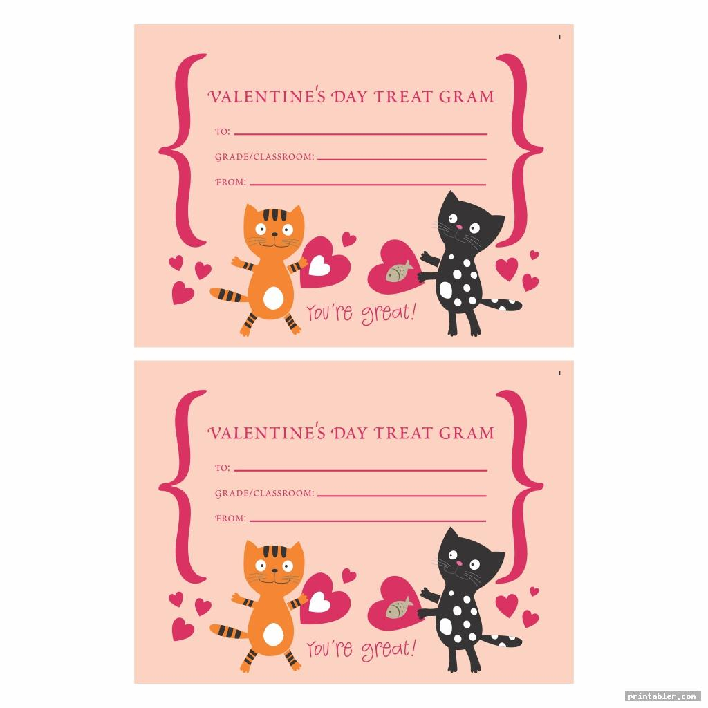Printable Valentine Gram Template