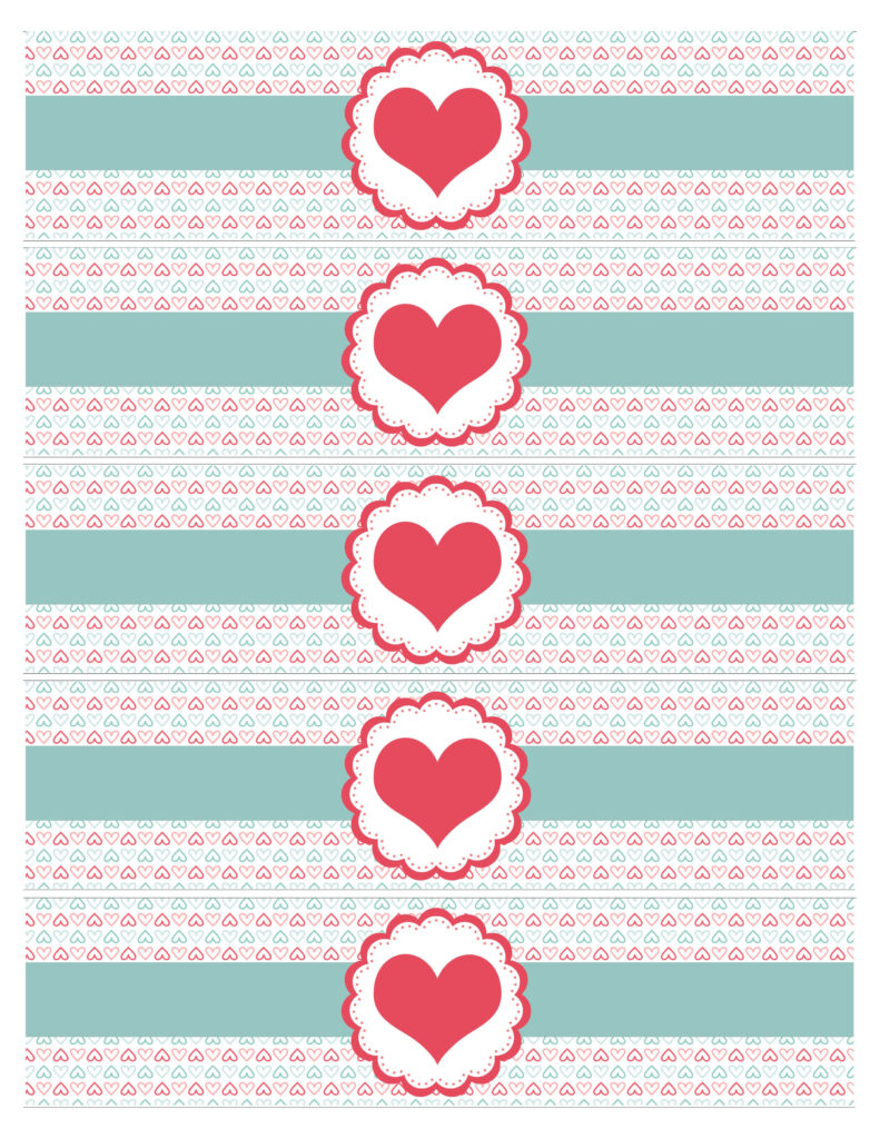 Boys Valentine Label Template Printable Avery 5160