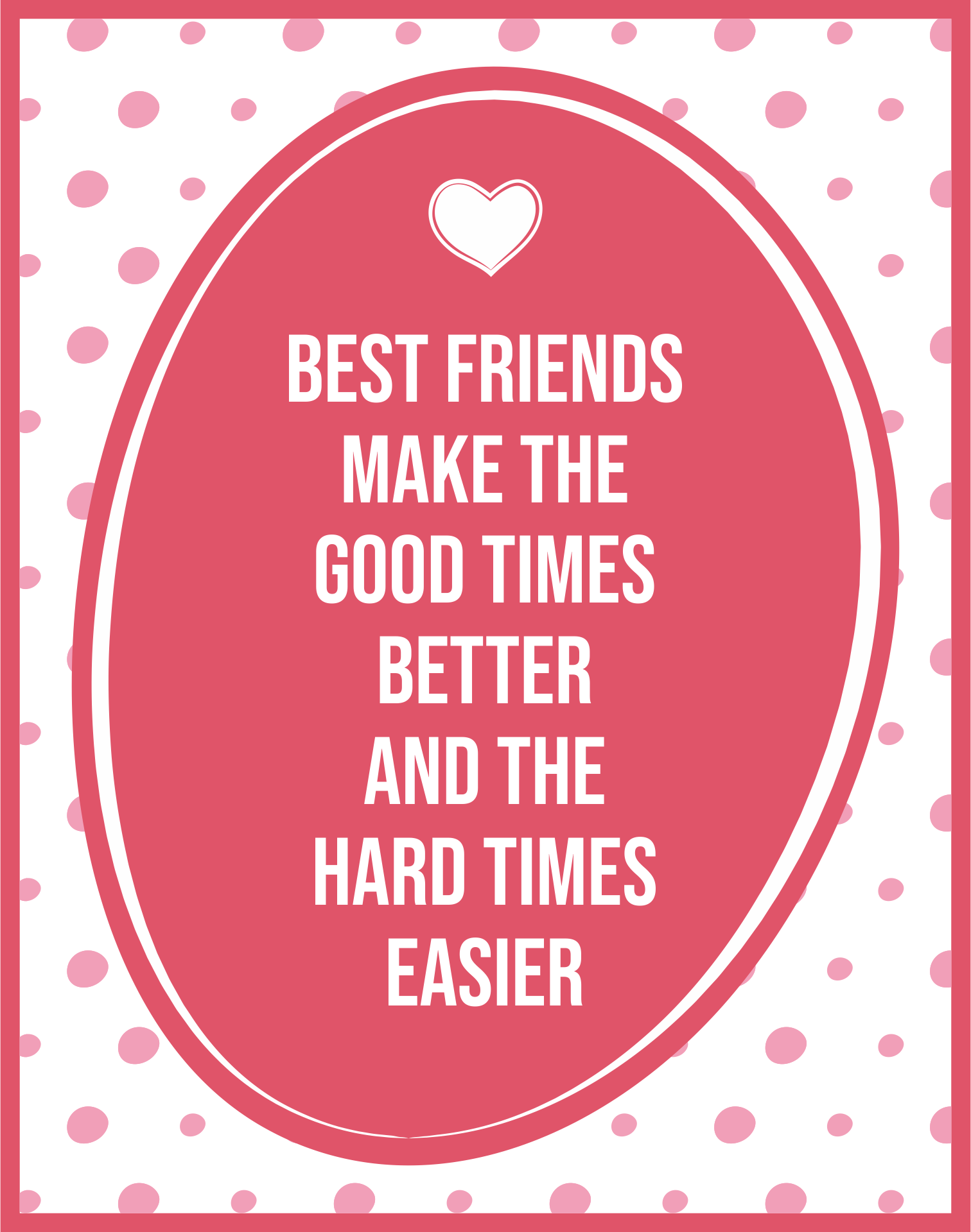 Printable Friend Valentine Cards