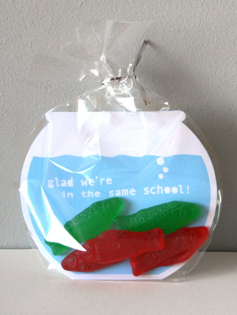 Swedish Fish Valentine Printable