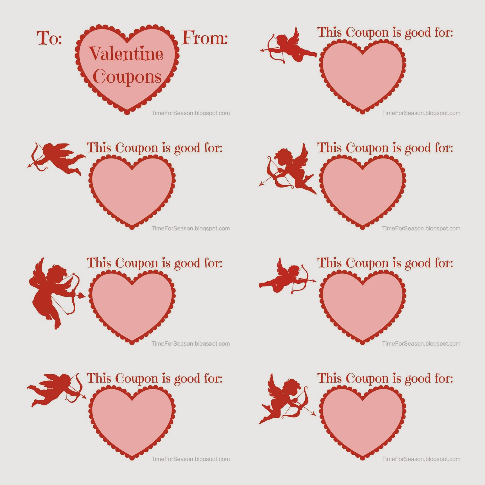 Free Printable Valentines Coupons