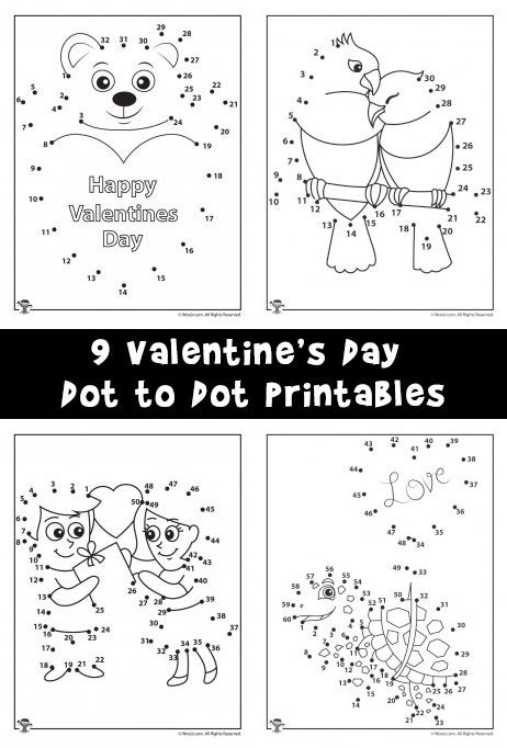 Valentine's Day Connect The Dots Printable