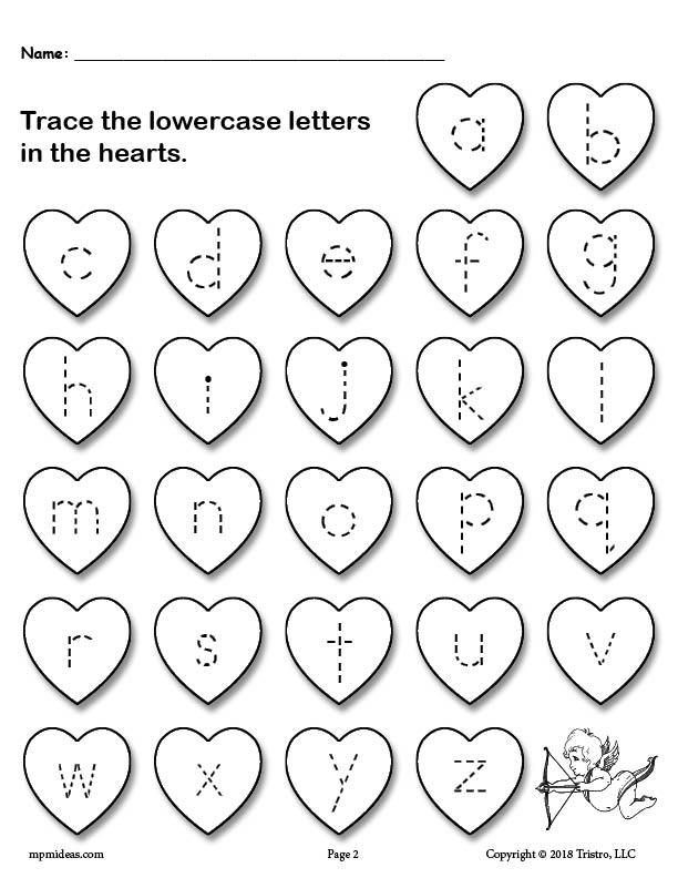 Printable Valentine's Activities For Preschool