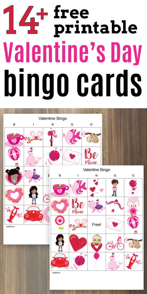 Bingo Dia Valentine Printables