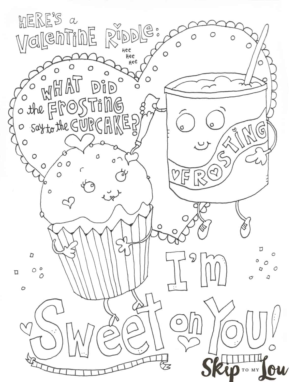 Valentines Day Coloring Pages Free Printable