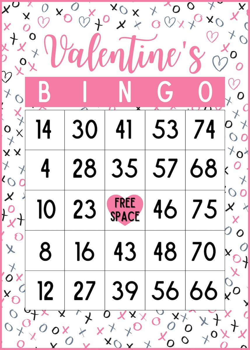 Valentine Bingo Free Printables