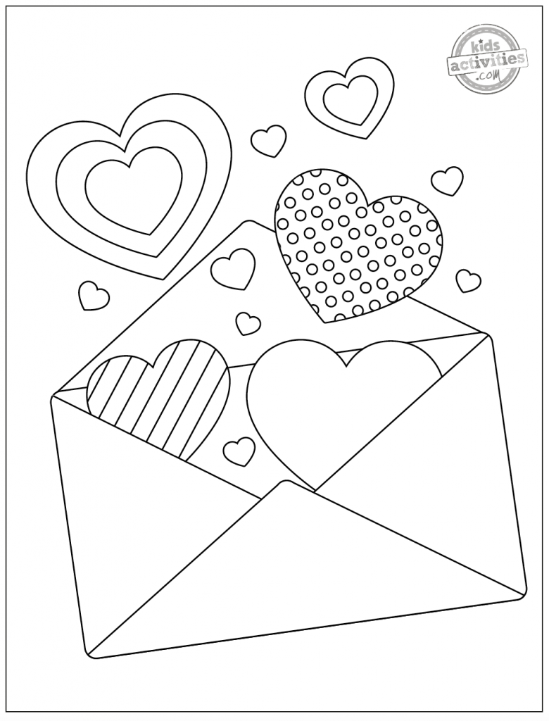 Valentine Cards Printable Color