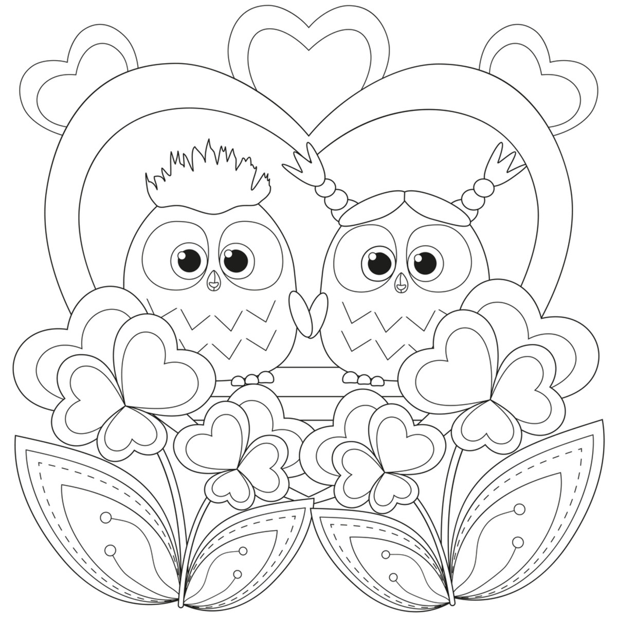Printable Valentine's Day Coloring