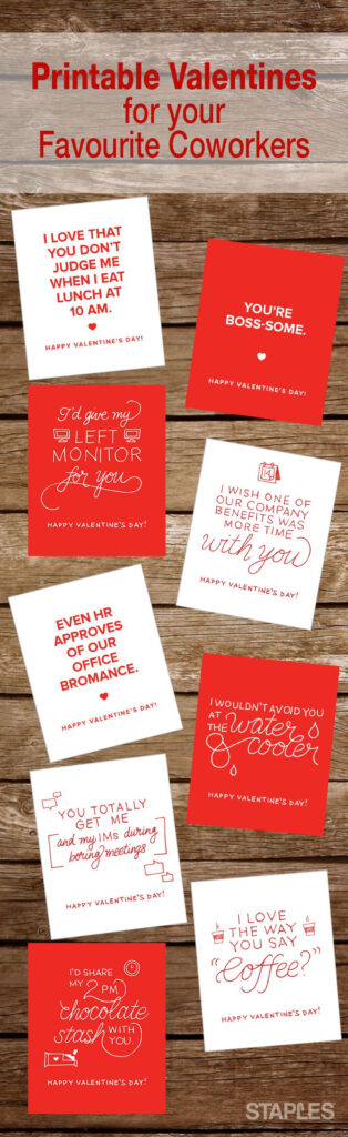 Free Printable Valentine Cards For Coworkers