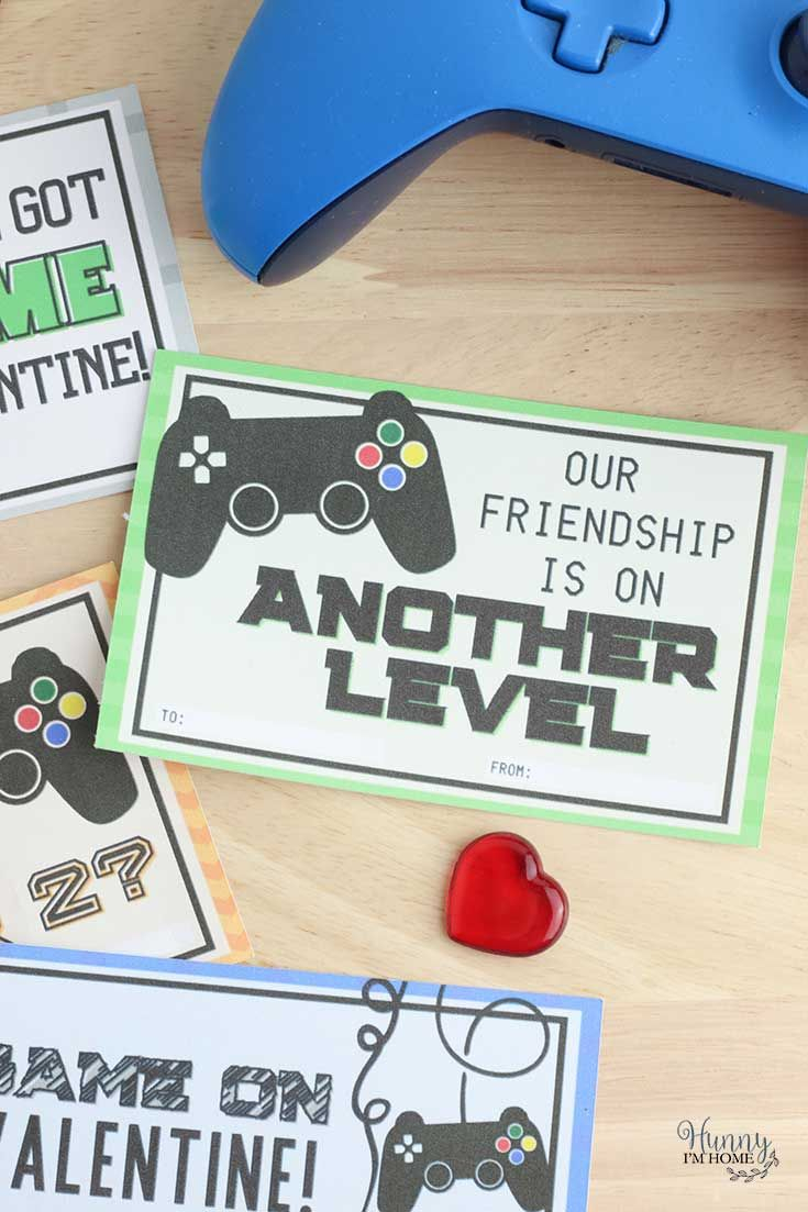 Printable Video Game Valentines
