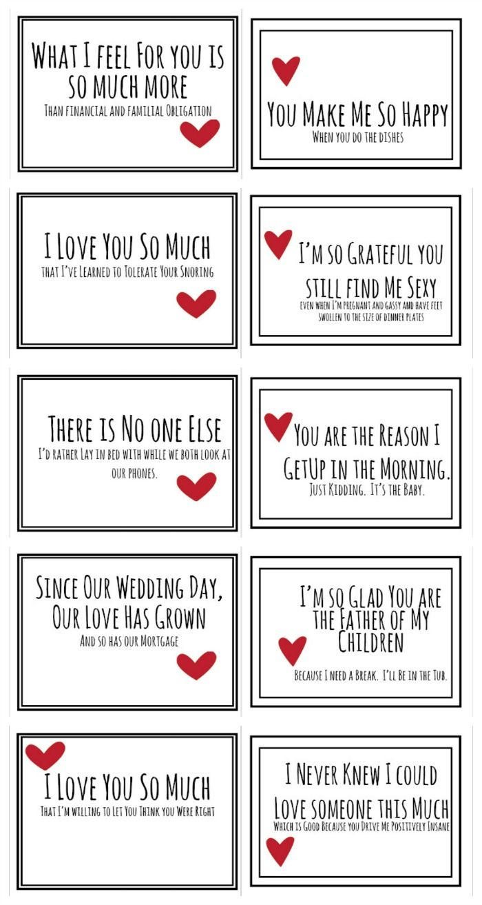Free Printable Valentines For Husband