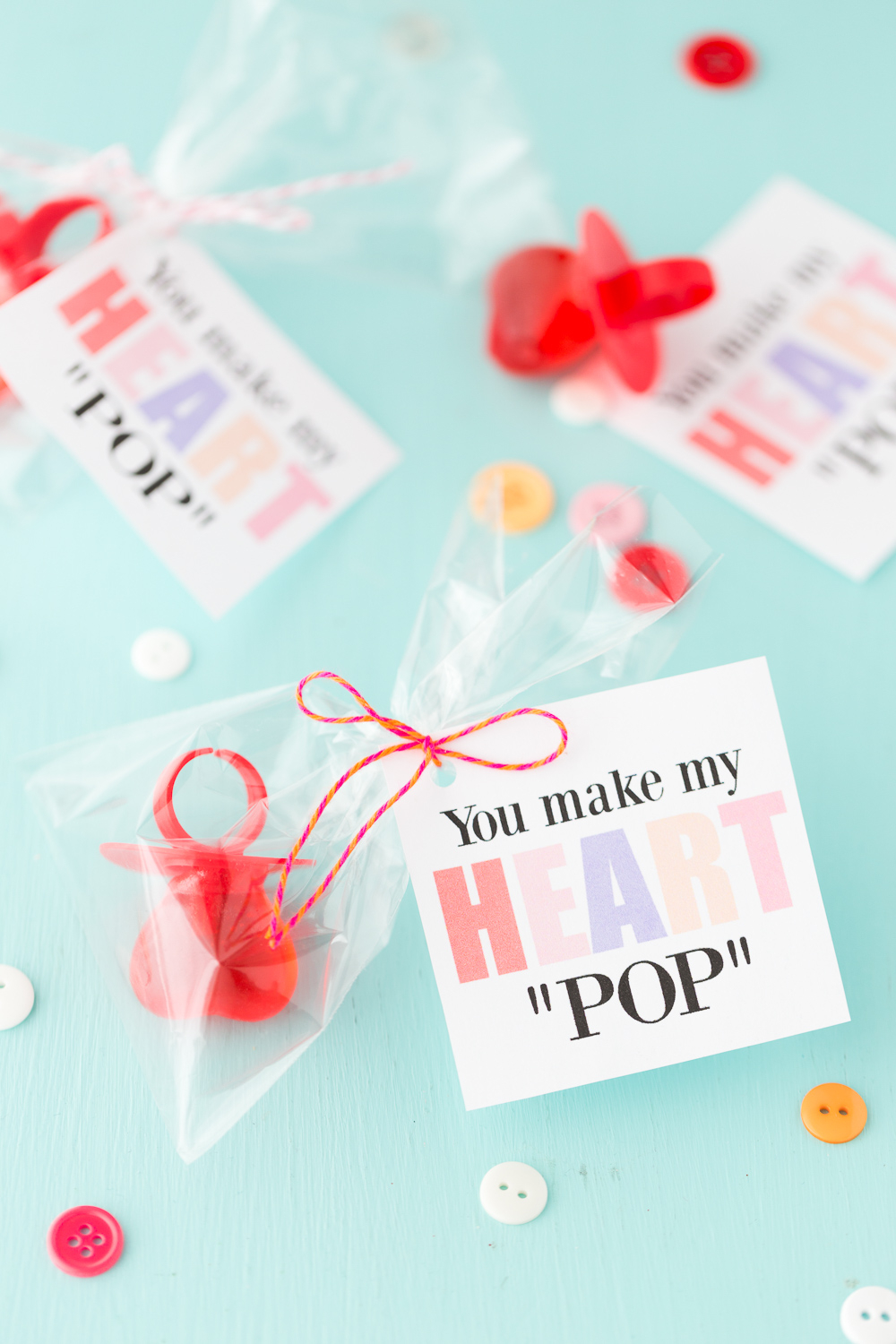 Ring Pop Valentine Printable