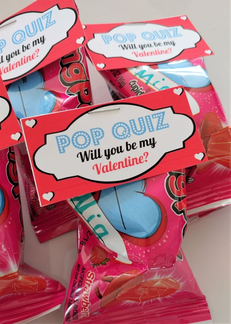 Ring Pop Valentine Printable Free