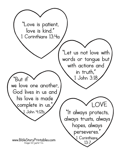 Free Printable Bible Verse Valentine Cards