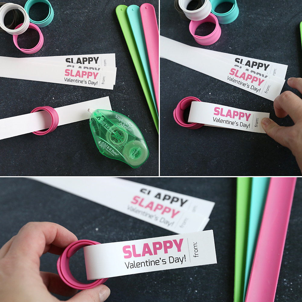 Slap Bracelet Valentine Printable